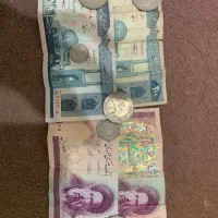 تعدادی سکه و پول زمان شاه