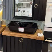 روشویی کابینتی مدل gsf درب بامبو مشکی طوسی سفید|لوازم سرویس بهداشتی|تهران, تهرانسر شرقی|دیوار