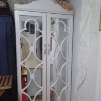 کمد سه کشو،کمد دکوری،ساعت ایستاده لوستر طرح چوب