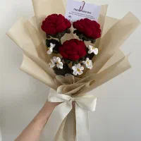 انواع گل های بافتنی