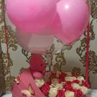 باکس نوزاد دسته گل های خاستگار