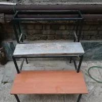 اهن سه طبقه|کتابخانه، شلف، قفسههای دیواری|الشتر, |دیوار