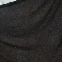 پرده شاین دار قهوه ای در حد نو