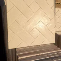 تولید قطعات بتنی موزائیک. نرده  دور باغچه  بلوک