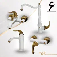 انواع شیرآلات رنگی جدید/سفید طلایی/مشکی/طلایی/مات|مصالح و تجهیزات ساختمان|قرچک, پویینک|دیوار