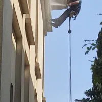 راپل پیچ رولپلاک رزین و رنگ وسند بلاست وشستشوی نما