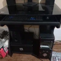 میز کامپیوتر پلی استیشن ۲ مانیتور ال جی|کنسول، بازی ویدئویی و آنلاین|شیراز, شهرک سراج|دیوار