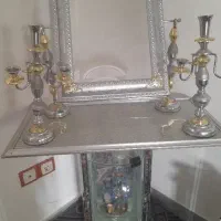 آینه شمعدان ومیز کاملا سالم ۷۰۰ هزار تخفیف هم داره