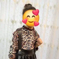 لباس مخمل نازک با سارافون مدل چرم