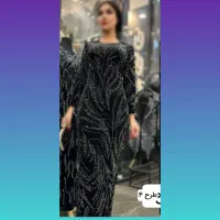 ماکسی مخمل نگین دار