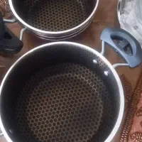 ظرف ظروف قابلمه چدن تفلون لانه زنبوری تابه پخت وپز|ظروف پخت‌وپز|تهران, فلسطین (میدان انقلاب)|دیوار