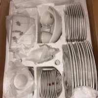 سرویس ۱۸ نفره چینی لمونژ فرانسه بسیار تمیز