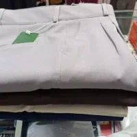 شلوار نیم بگ پیله دار کمر دار قیمت 1/950 تومن