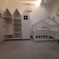 سرویس خواب کودک(کمدوتخت ودراورو تشک و شلف دیواری)