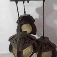 لوستر سه شاخه سالم|لوستر و چراغ آویز|نیشابور, کلاغان|دیوار