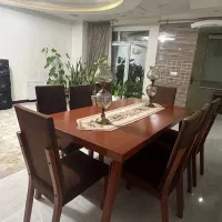 مبل هشت نفره با میز جلو مبلی میز غذاخوری هشت نفره|مبلمان خانگی و میز عسلی|ساری, |دیوار