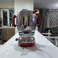 سماور گازی ماندگار همراه سینی و وسایل