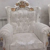 مبلمان سلطنتی رنگ روشن|مبلمان خانگی و میز عسلی|تهران, ائمه اطهار|دیوار