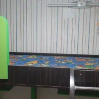 تخت دو طبقه نوجوان با تشک|تخت و سرویس خواب|قم, صفائیه|دیوار