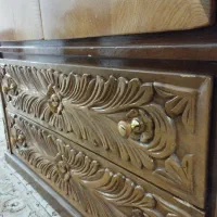 کمدچوب گردو قدیمی انتیک|جاکفشی، کمد، دراور|اردبیل, |دیوار