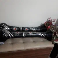 گلدان زیبای منزل با گل های مصنوعی