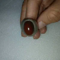 انگشتر عقیق یمنی  بالا۸۰سال|کلکسیون اشیاء عتیقه|بیرجند, |دیوار