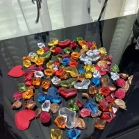 مقداری سنگ رنگی تزیینی نو آکبند|صنایع دستی و سایر لوازم تزئینی|شیراز, سرو|دیوار