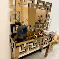 آینه کنسول مدرن|بوفه، ویترین، کنسول|بابل, |دیوار