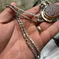گردنبندمردانه نقره کاره دست|جواهرات|ری, جوانمرد قصاب|دیوار