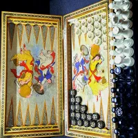 تخته نرد و صفحه شطرنج خاتم (بانو)