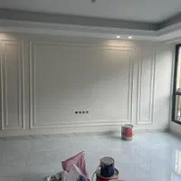 نصب وفروش گچبری پیش ساخته گچی پلی اورتان قاب بندی|خدمات پیشه و مهارت|تهران, میرداماد|دیوار