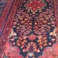 فرش دستباف قدیمی بسیار سالم|فرش|خرم‌آباد, |دیوار