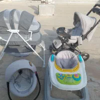 ست کالسکه و گهواره بنیتا دلیجان قیمت توافقی|اسباب و اثاث بچه|کرج, کیانمهر|دیوار