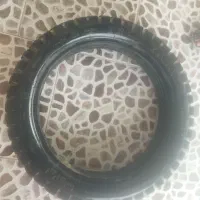 لاستیک موتور تریل و سه عدد لاستیک206