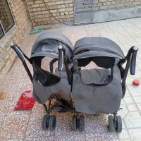 کالسکه بچه دوقلو|کالسکه و لوازم جانبی|فلاورجان, |دیوار