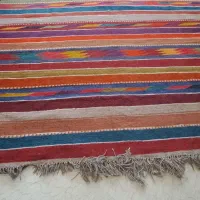 گلیم تو دست بافت پشم طبیعی