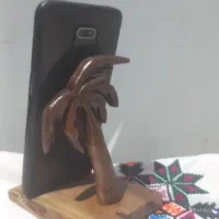 نگهدارنده گوشی وتبلت چوبی