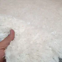 فرش فانتزی سفید ساده