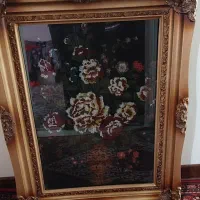 تابلو منجوق دوزی شده هنر دست و کم یاب