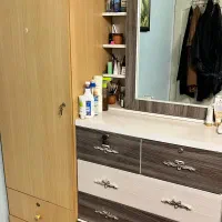 دراور آینه دار کمد قدی|جاکفشی، کمد، دراور|مشکیندشت, |دیوار