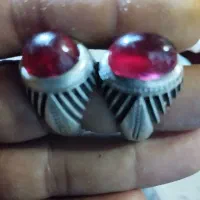 دوعدد انگشتر یاقوت حرز امام جواد گرم دویست هزار|جواهرات|چناران, |دیوار