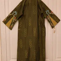 پیراهن ساتن گلدوزی و خامه دوری بسیار زیبا و خوشرنگ|لباس|کرج, فاز ۱ مهرشهر|دیوار