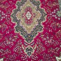 فروش فرش ۶ متری گلرخ کاشان وفرش کناره ماشینی|فرش|رشت, سعدی (تختی)|دیوار