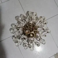 لوستر سقفی ۳ عدد سالم تمیز تمیز ۵ تا لامپ میخورد