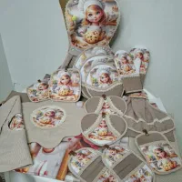 سرویس آشپزخانه دختر شیرینی‌پز