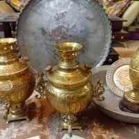 سماورها ذغالی قدیمی سنگین ۶لیتری|کلکسیون اشیاء عتیقه|اصفهان, باغ دریاچه|دیوار
