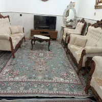 مبل ۷ نفره بدون پارگی و شکستگی|مبلمان خانگی و میز عسلی|نسیمشهر, |دیوار