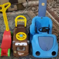 ماشین دسته دار و ماشین مکویین و اسکوتر|اسباب‌بازی بچه|کهنوج, |دیوار