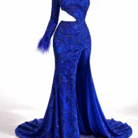 لباس مجلسی سنگ دوزی تماما کار دست