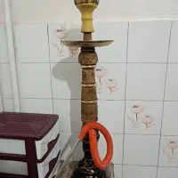 قلیان تنه چوب گردو تم دوسیب